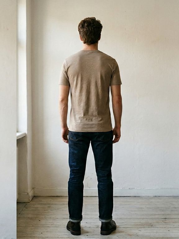The Considered One · V-Neck - Dusty Taupe