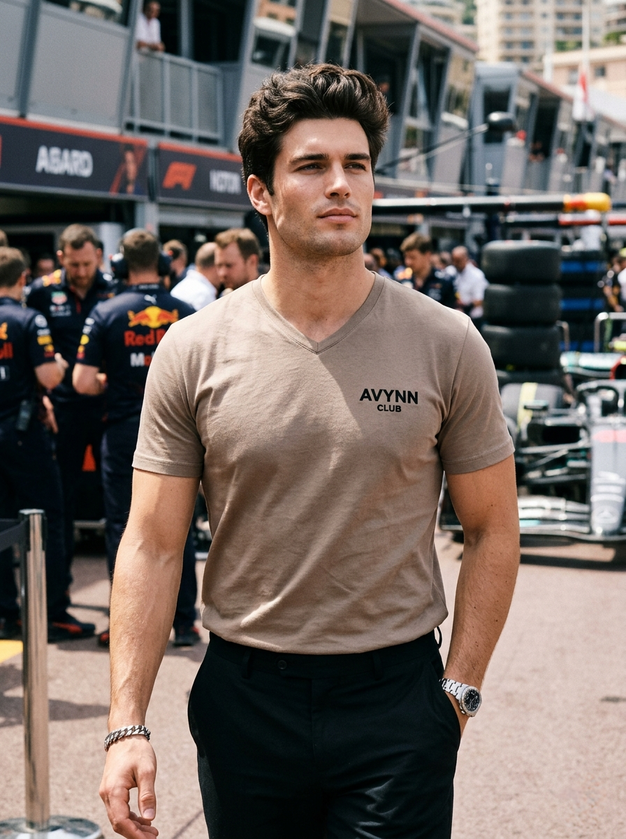 The Considered One · V-Neck - Dusty Taupe