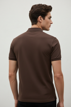 Back View – AVYNN CLUB Polo #5C4033