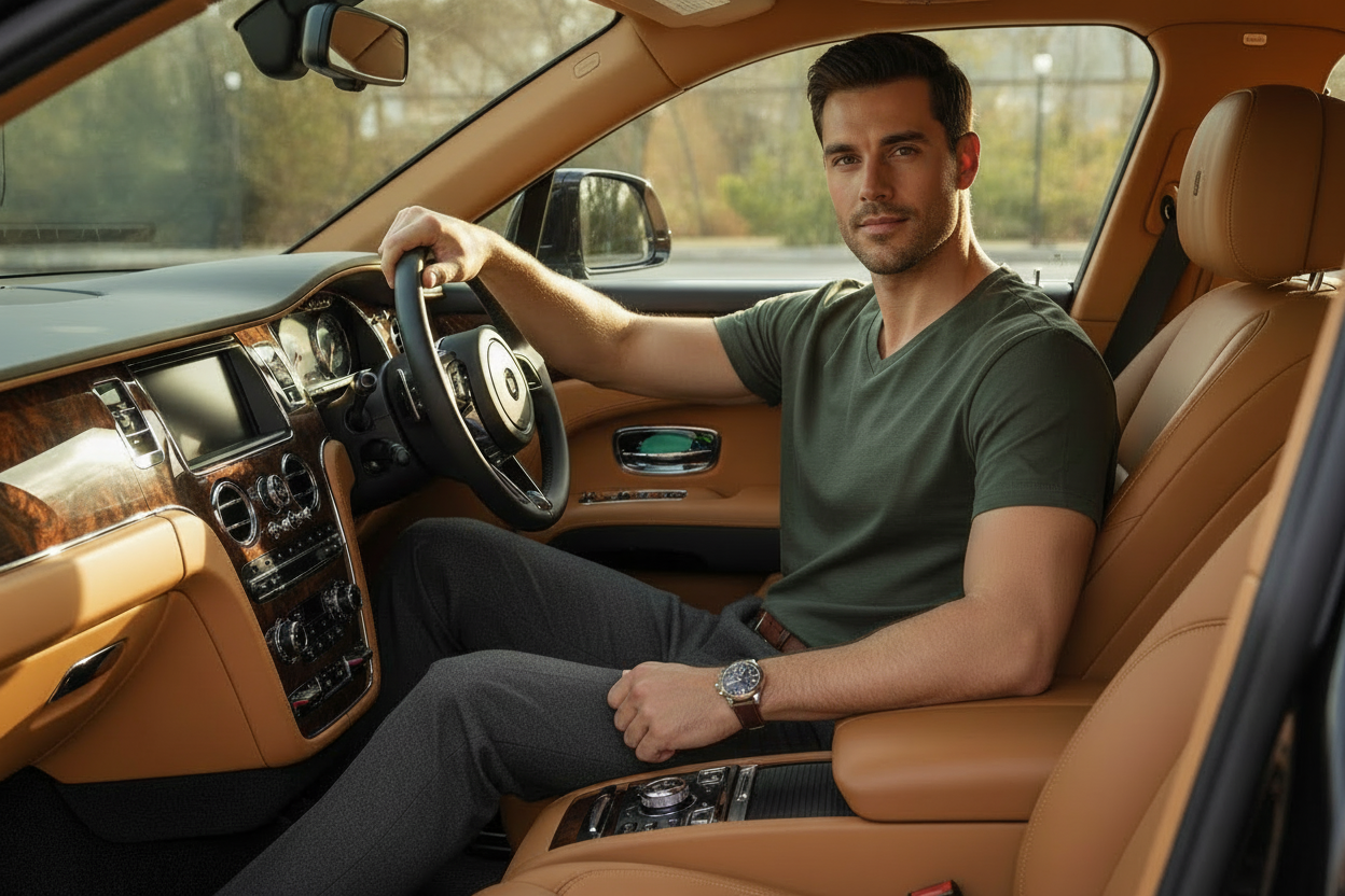 Plain V-neck Tee - No Logo