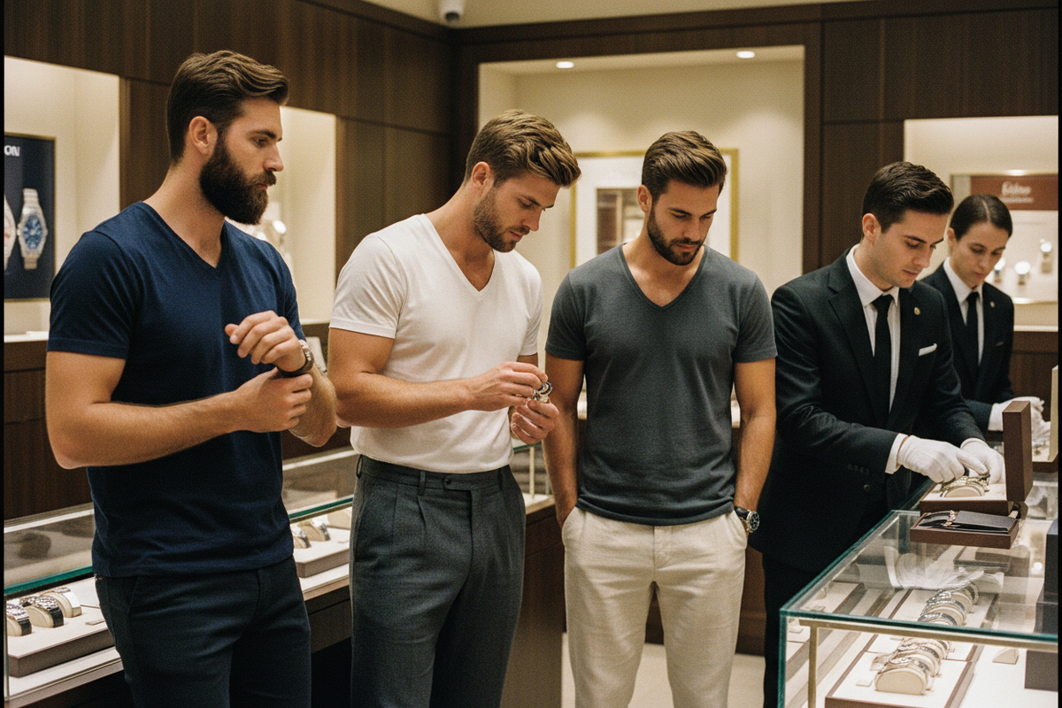 Watch boutique - serious money casual packaging